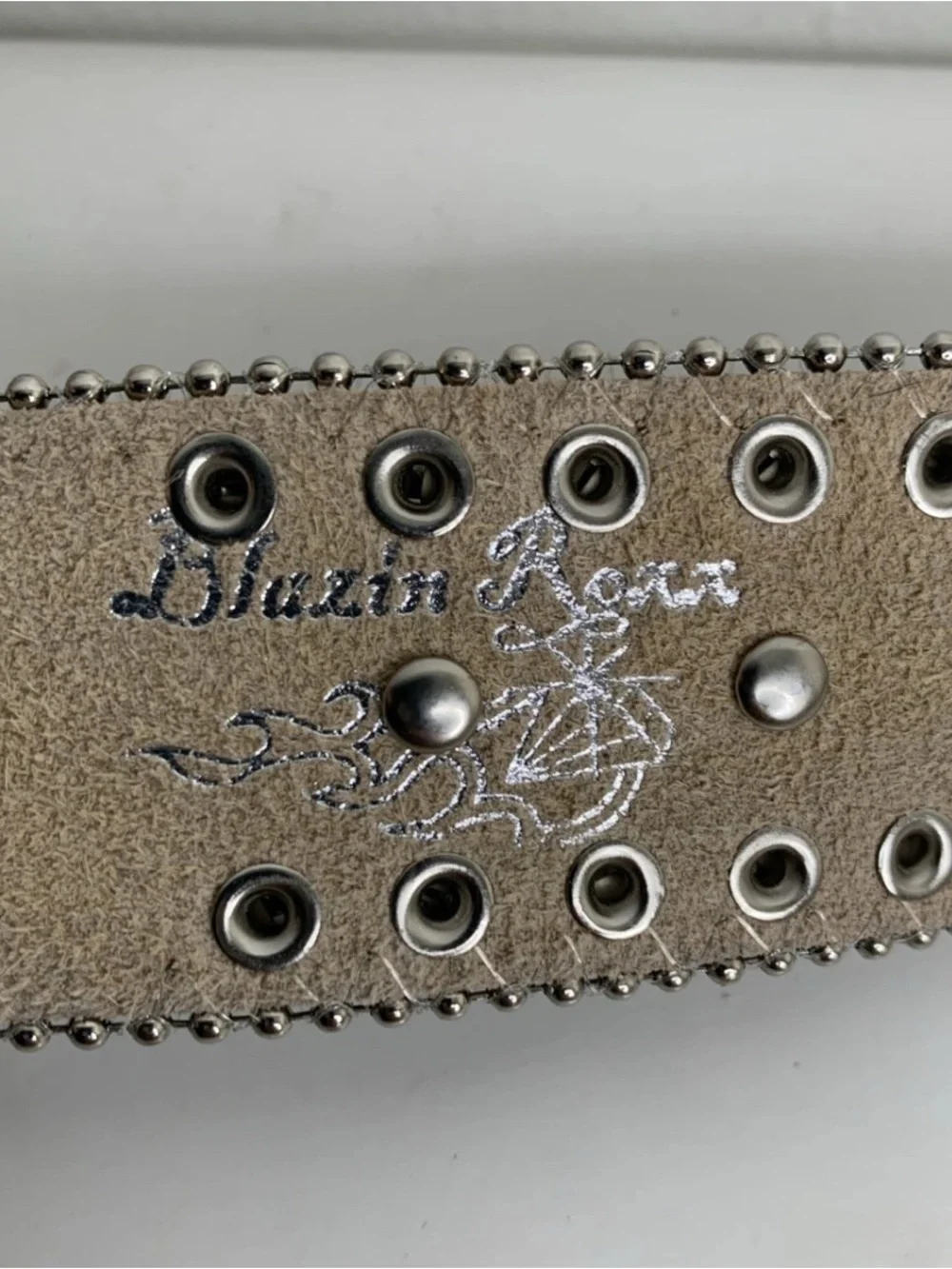 BLAZIN ROXX BELT Sz L 41” Concho Western Cowgirl Rockabilly Rodeo Festival